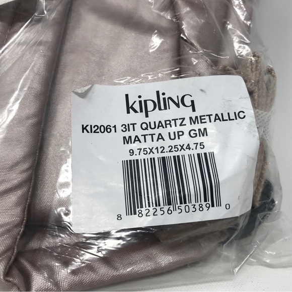 Kipling KI2061 3IT Matta Up Backpack, Size 9.75\'\'L x 12.25\'\'H x 4.75\'\'D - Quartz main image 10